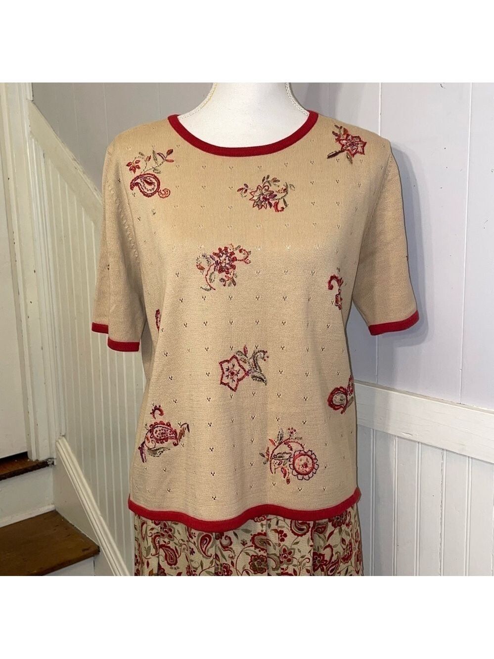Vintage Napa Valley Cottagecore Two-Piece Set – Size Medium - Picture 4 of 16